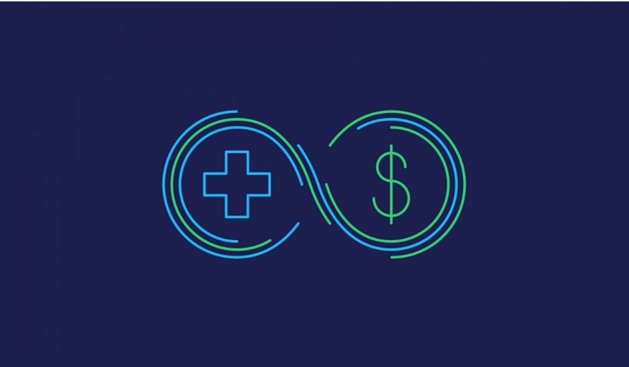 Image of a plus sign and a dollar sign.